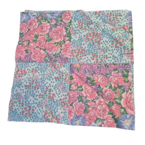 Quilt Start, Ivory/Cream/Pink Cotton Floral - Picture 9 of 16